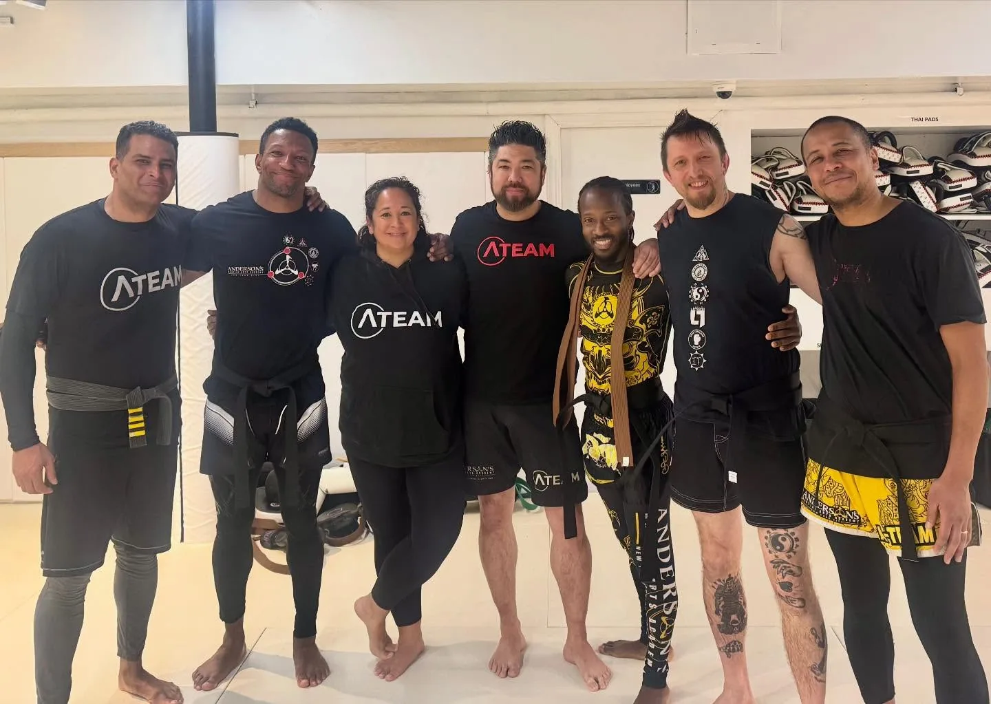 Anderson's Martial Arts Academy (est. 1996) — eine Multi-Art-Akademie; BJJ ist darin ein echtes Programm, nicht die Hausidentität