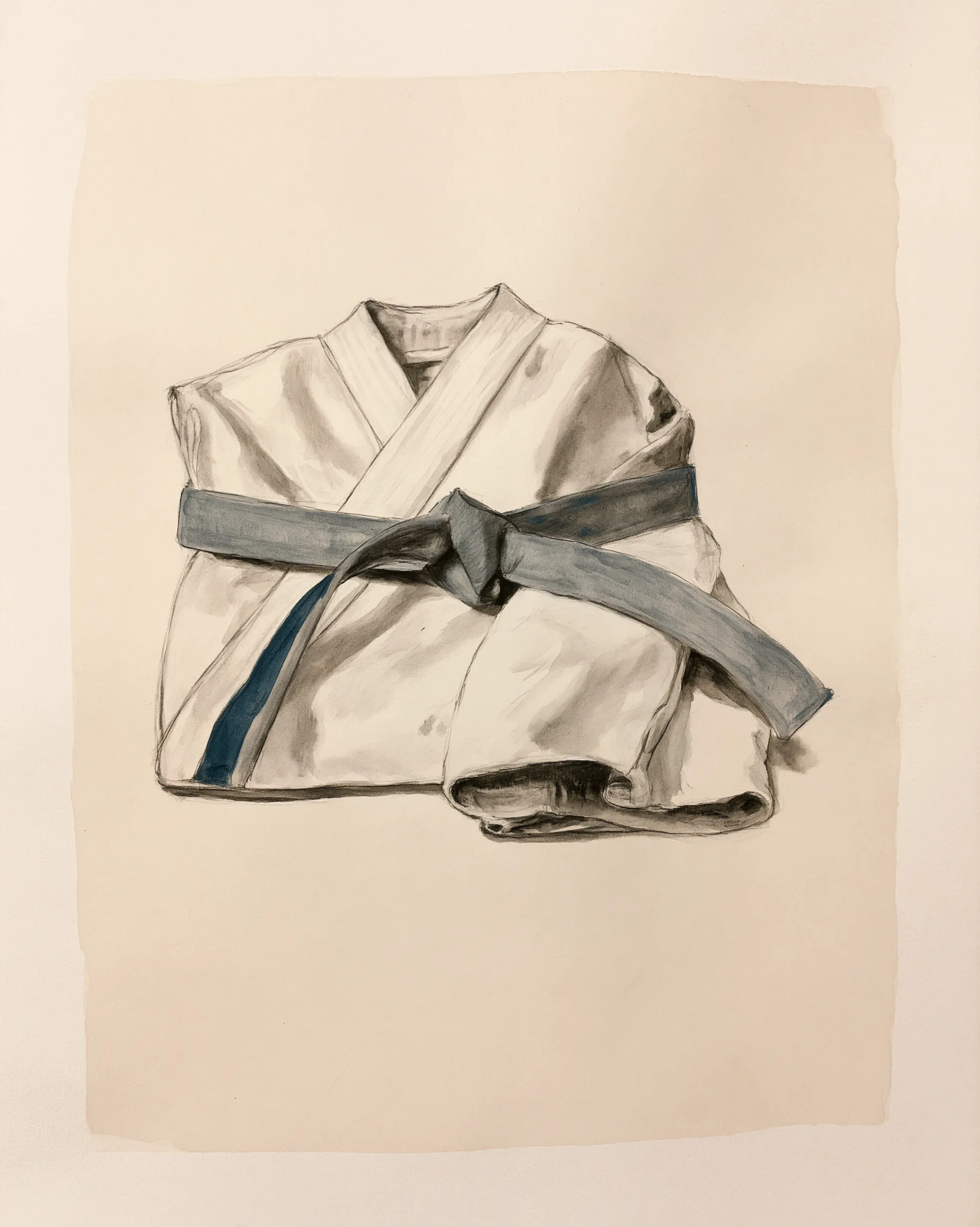 Ink illustration — What to wear to your first jiu-jitsu class