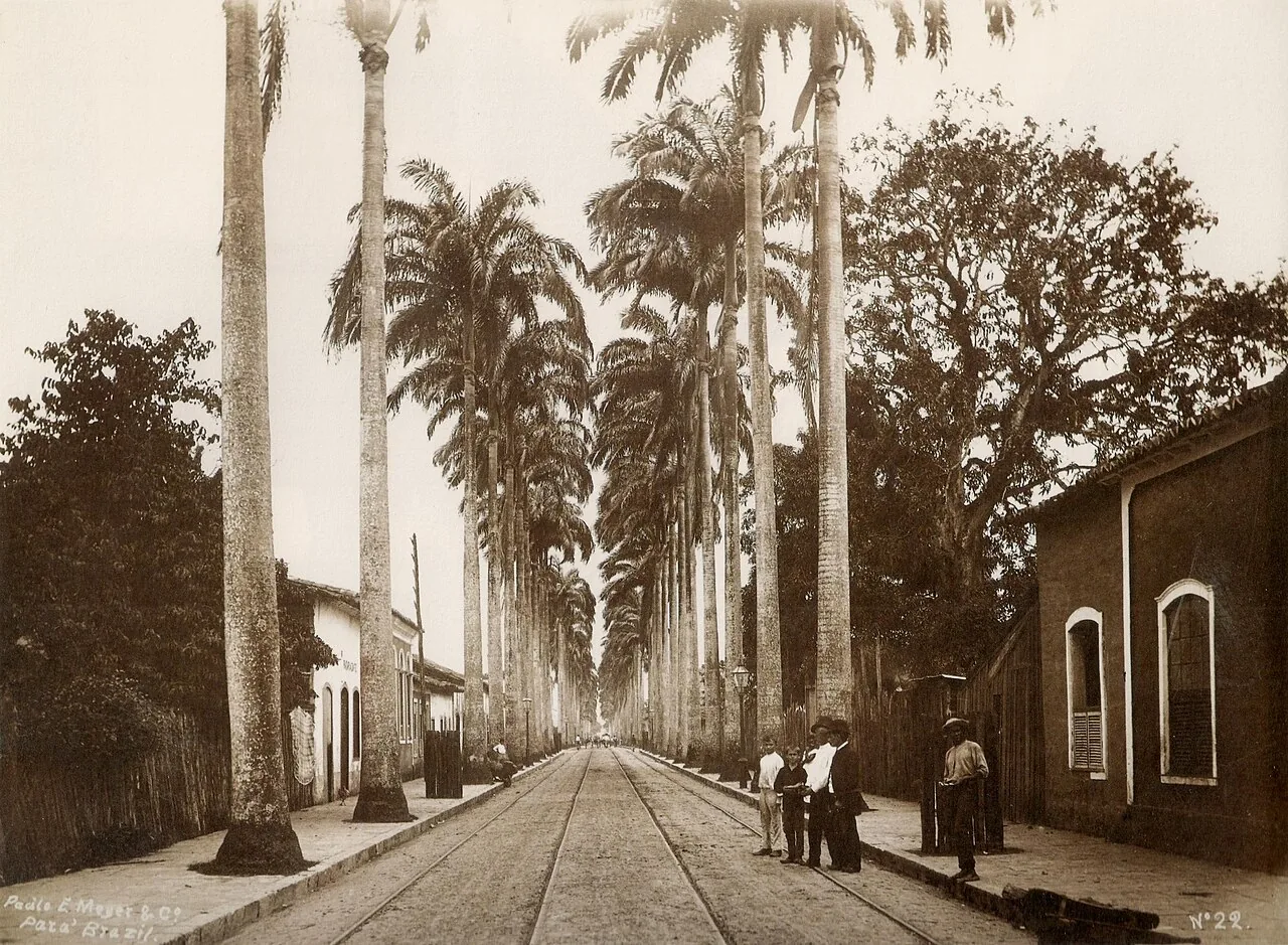 Photograph of the city of Belém, Brazil, in 1889